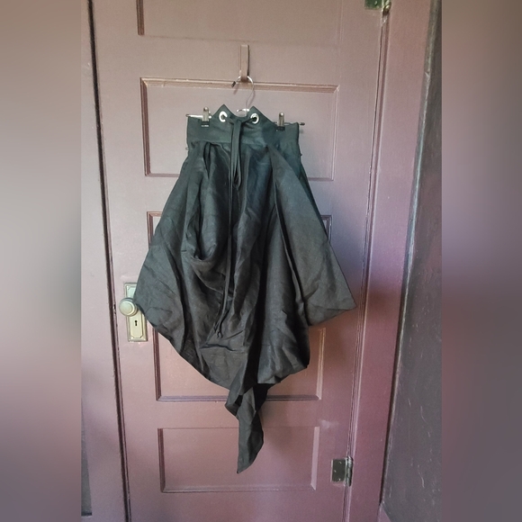NWT Linen Asymmetrical Bubble Skirt by Metamorphoza - Picture 5 of 8